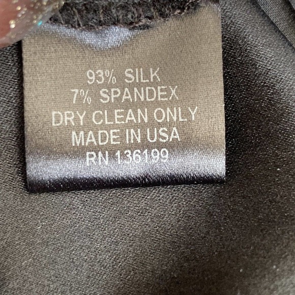 Emerson Thorpe Silk Blend Black Jogger Pants Womens Size Medium Lightweight - Picture 9 of 10